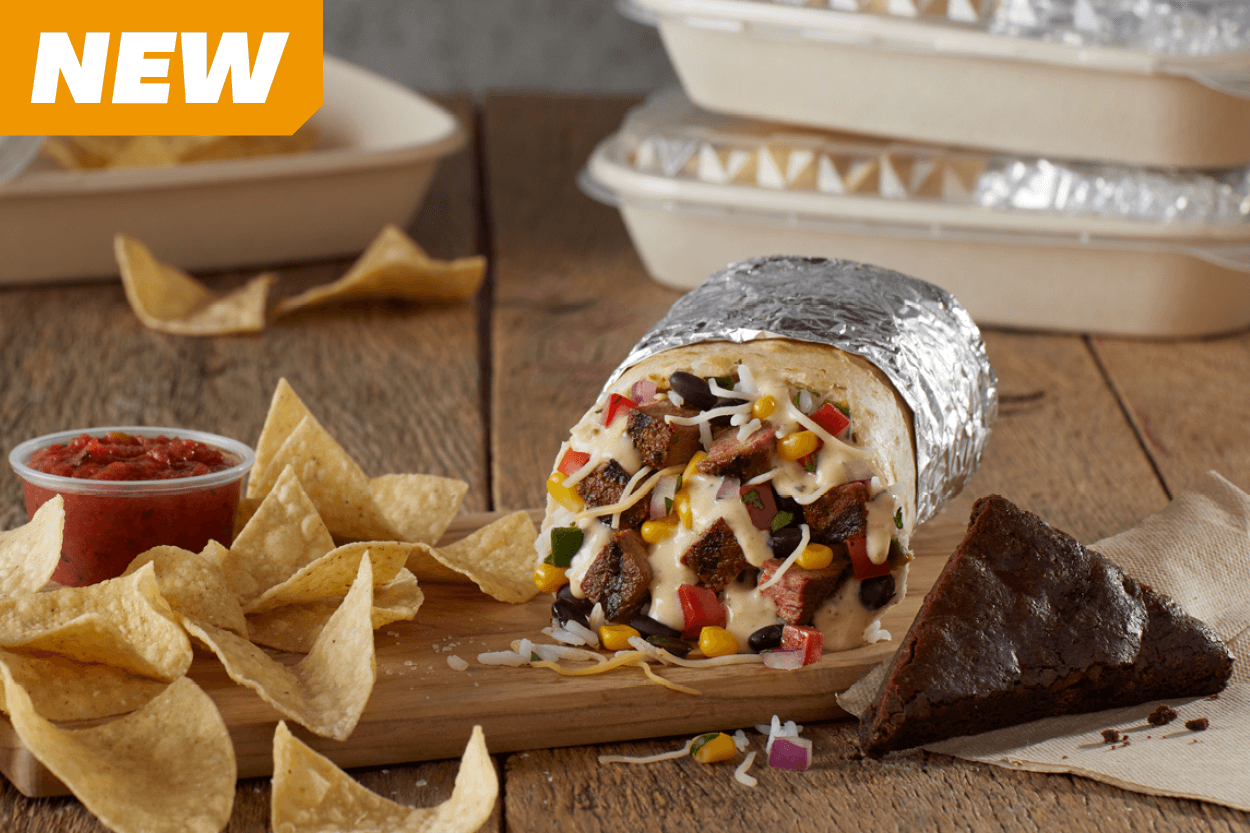 NEW Queso Burrito Boxed Meal